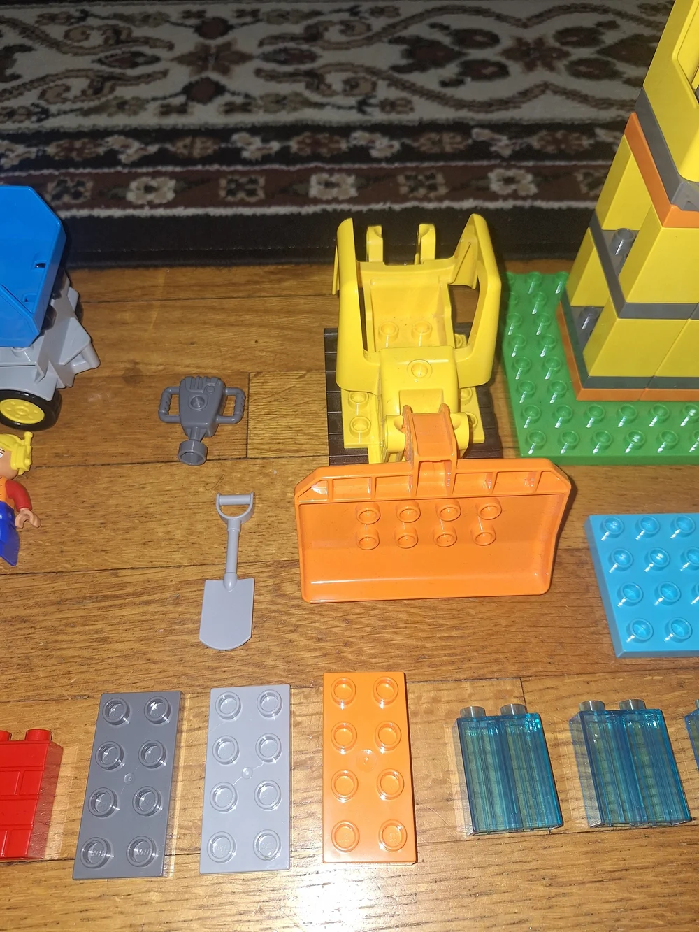 LEGO DUPLO Yellow Construction Site Playset for Kids